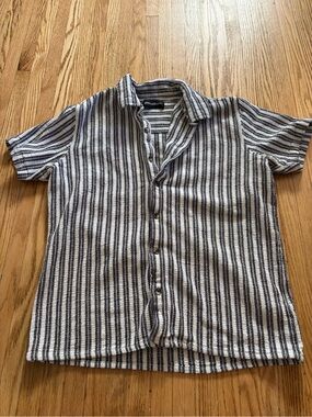 Men’s Threadbare button up short sleeve size large